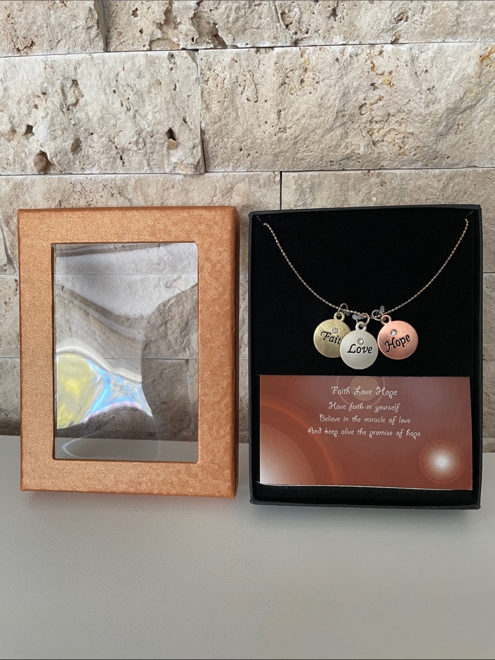 Faith Love Hope necklace